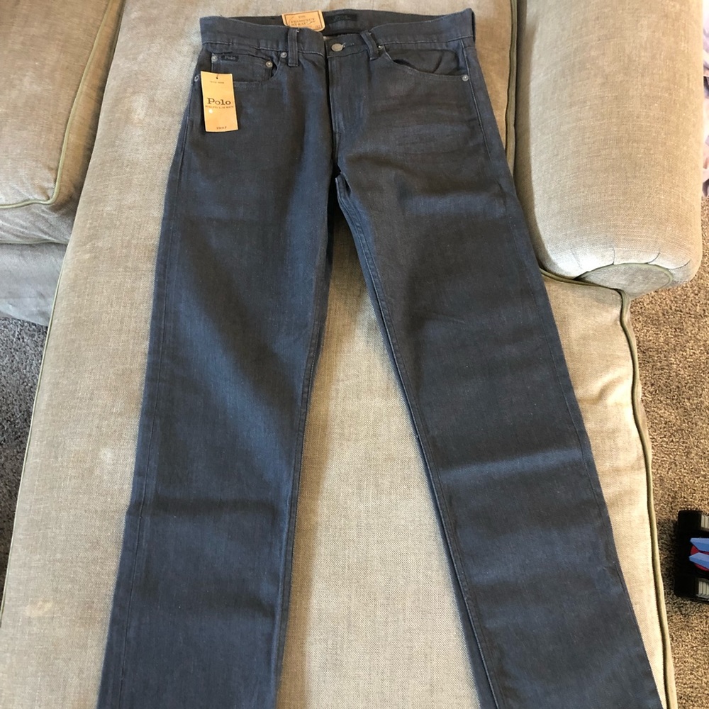 NWT Ralph Lauren black denim sz. 32 x 32